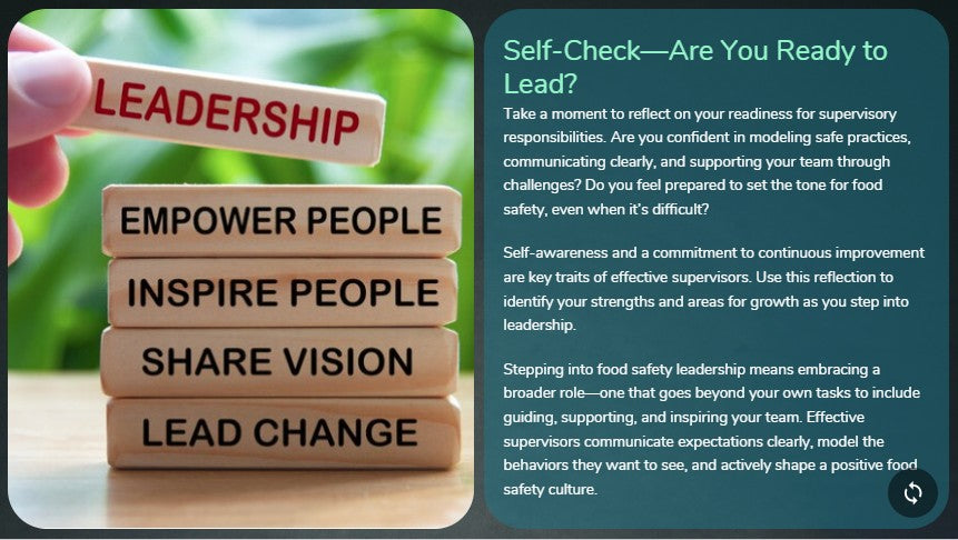 Food Safety Level 3: Leading Teams and Managing Compliance