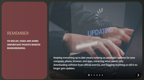 Stay Cyber Safe cyber security online course – preview 1