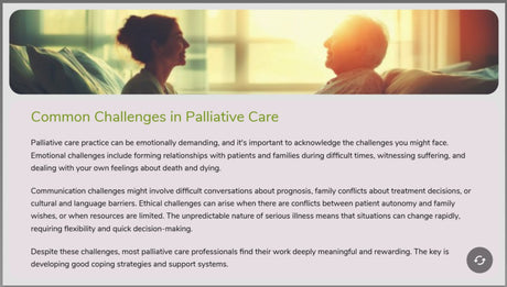 Foundations in Palliative Care online course – preview 2